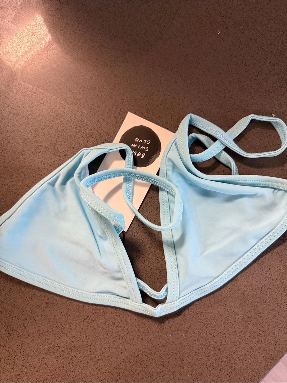 Light Blue Women’s Triangle Bikini Top - Brand: